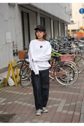 FILA Sleeve Print Trainer - White
